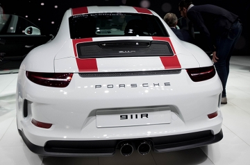 Only 991 people will be able to buy one. Many more will see this view of the 911 R