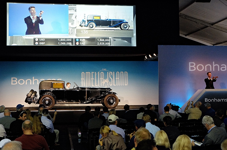 The price was as impressive as the length of this Cord's bonnet - Bonhams at Amelia Island in 2015