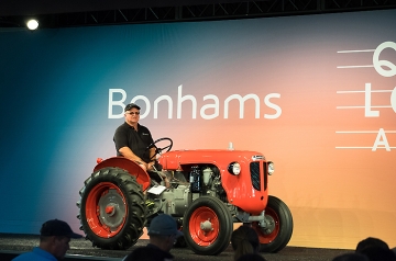 Farmer Giovanni on his Lamborghini tractor