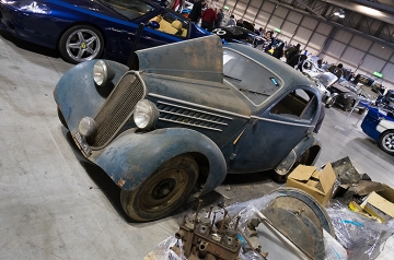 Barn-find 2: Lovely Fiat Balilla with Aerodynamica coachwork. Sold for €179.2k