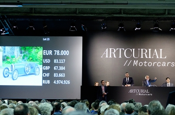 Even 'Baby' Bugattis did well – €78k for the Type 52