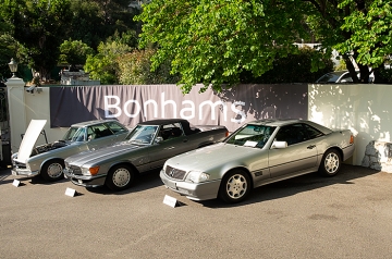 A trio of Mercedes enjoy the sun – all sold