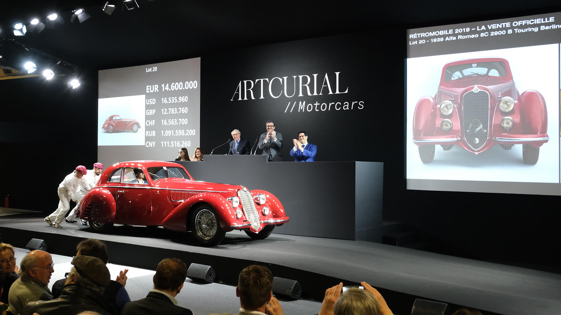 Fortune favours the brave – Artcurial sells the Alfa Romeo 8C 2.9 for €16.4m