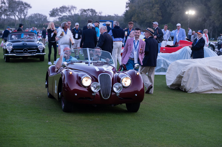 Fabulous display of significant XK 120s a highlight