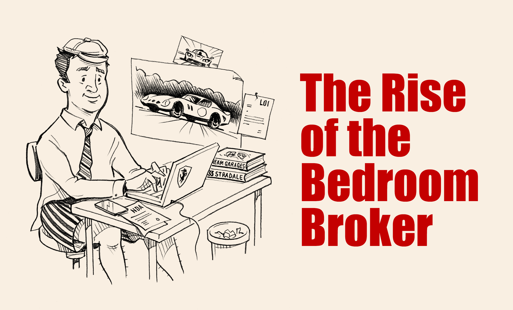 The rise of bedroom brokerage. Or, “Mum, not now, I’m sending an email!”