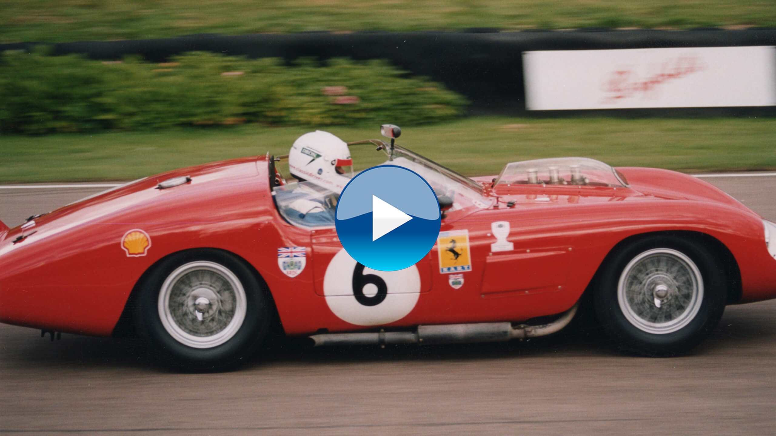 Video: Tony Dron drives the Ferrari Dino 246S to victory at Goodwood