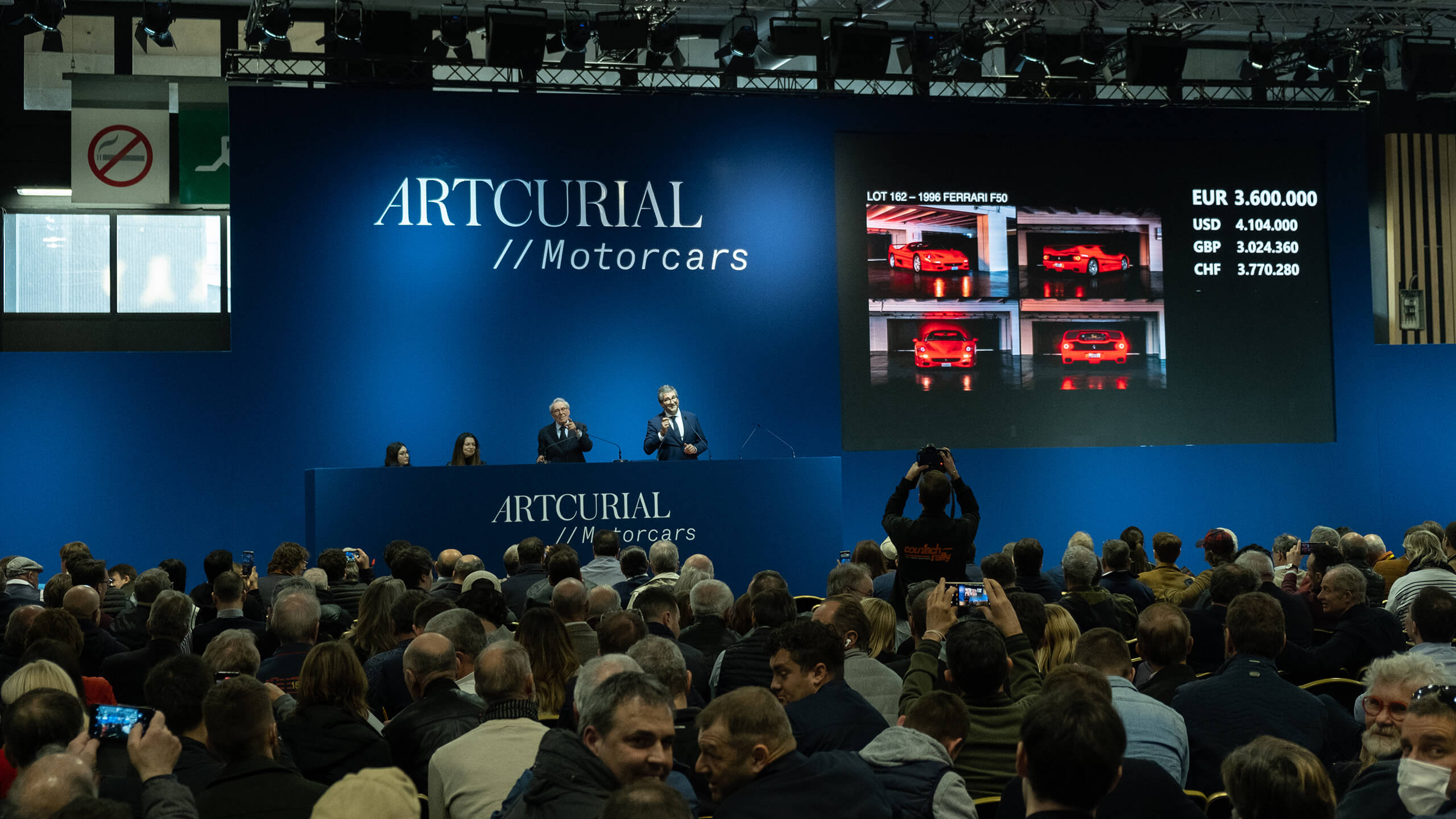 Stop press live from Paris: Artcurial F50 sells for €4.068m